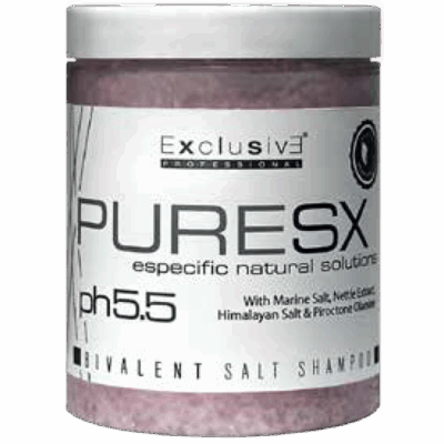 EXCLUSIVE PROFESSIONAL PURESX BIVALENT SALT HAIR SHAMPOO 400gr